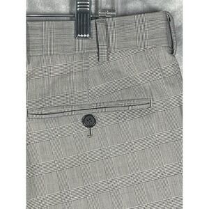 Brooks Brothers Fitzgerald Plaid Dress Pants Mens 36x28 Wool Blend BrooksCool